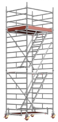 Layher Fahrgerüst Treppe