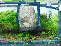 Findlingversetzzange, bis ca. 180 kg