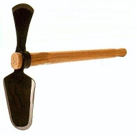 Wiedehopfhacke, ovales Blatt