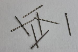 Doppelkopfstift, blank