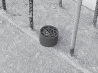 Schalungsanschlag aus Kunststoff, ohne Nagel