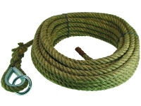 Handaufzugseil, Naturfaser, 30 mtr.