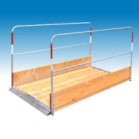 Grabenbrücke, Holz, Müba