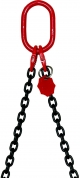 Anschlagkettengehänge, 2-strängig, Güteklasse 8, mit CC-Gabelkopfhaken