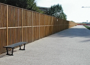 Schallschutzzaun "Limes" reflektierend