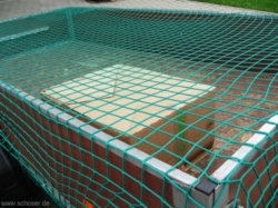 Abdecknetze mit umlaufender Gummileine