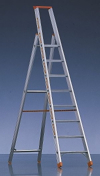 Layher Stufen-Stehleiter, einseitig begehbar