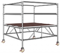 Layher Aluminium-Fahrgerüst Staro Rollbock