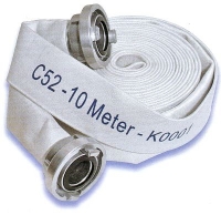 Bau-Synthetikschlauch, eingebunden, 20 m.