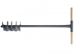 Erdlochboher, Stahl geschmiedet