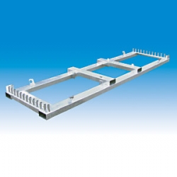 Lagergestell für 25 Bauzäune