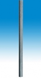 Schaftrohr, vierkant, 40 x 40 mm verzinkt, Müba