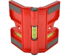 Pfostenwasserwaage mit drei Libellen