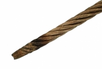 Seilende ausglühen und anspitzen