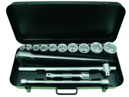 Steckschlüsselsatz 14-tlg, Einsätze bis 50 mm