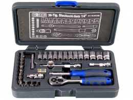 Steckschlüssel-Satz, 1/4", Olson Profi