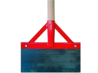 Stoßscharre mit Federstahlblatt